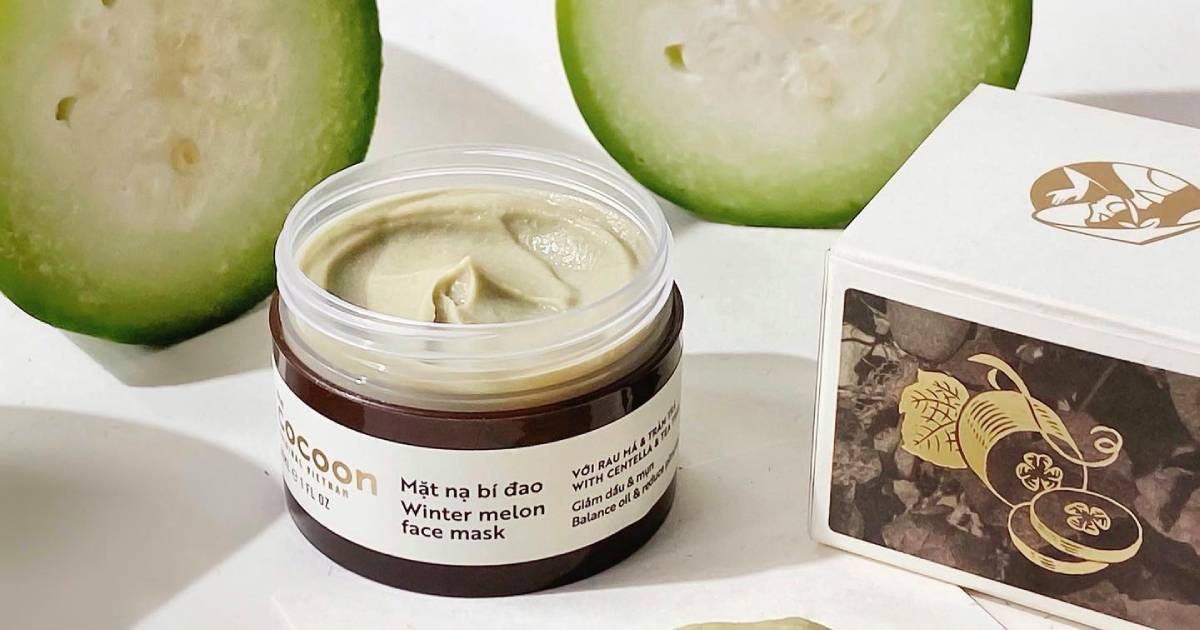 Mặt nạ bí đao Cocoon lấy lại năng lượng cho làn da