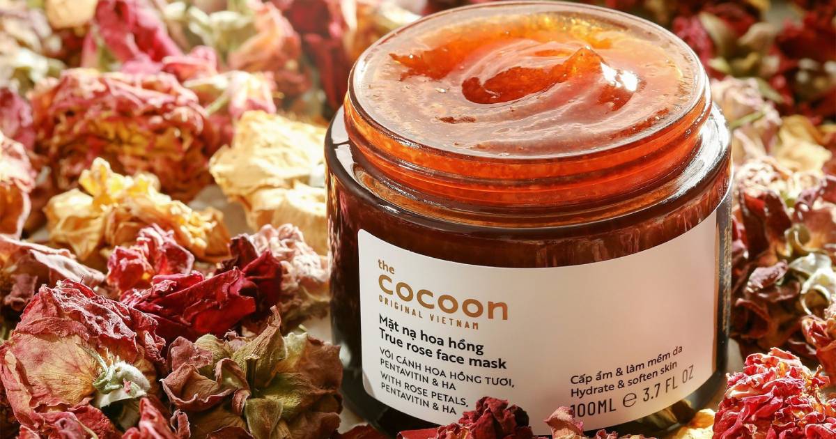 Mặt nạ hoa hồng Cocoon nuôi dưỡng vẻ đẹp làn da