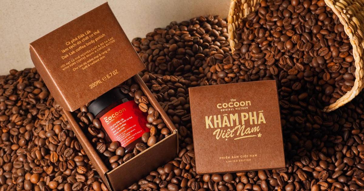 Tẩy da chết Cocoon từ cà phê Đắk Lắk nguyên chất