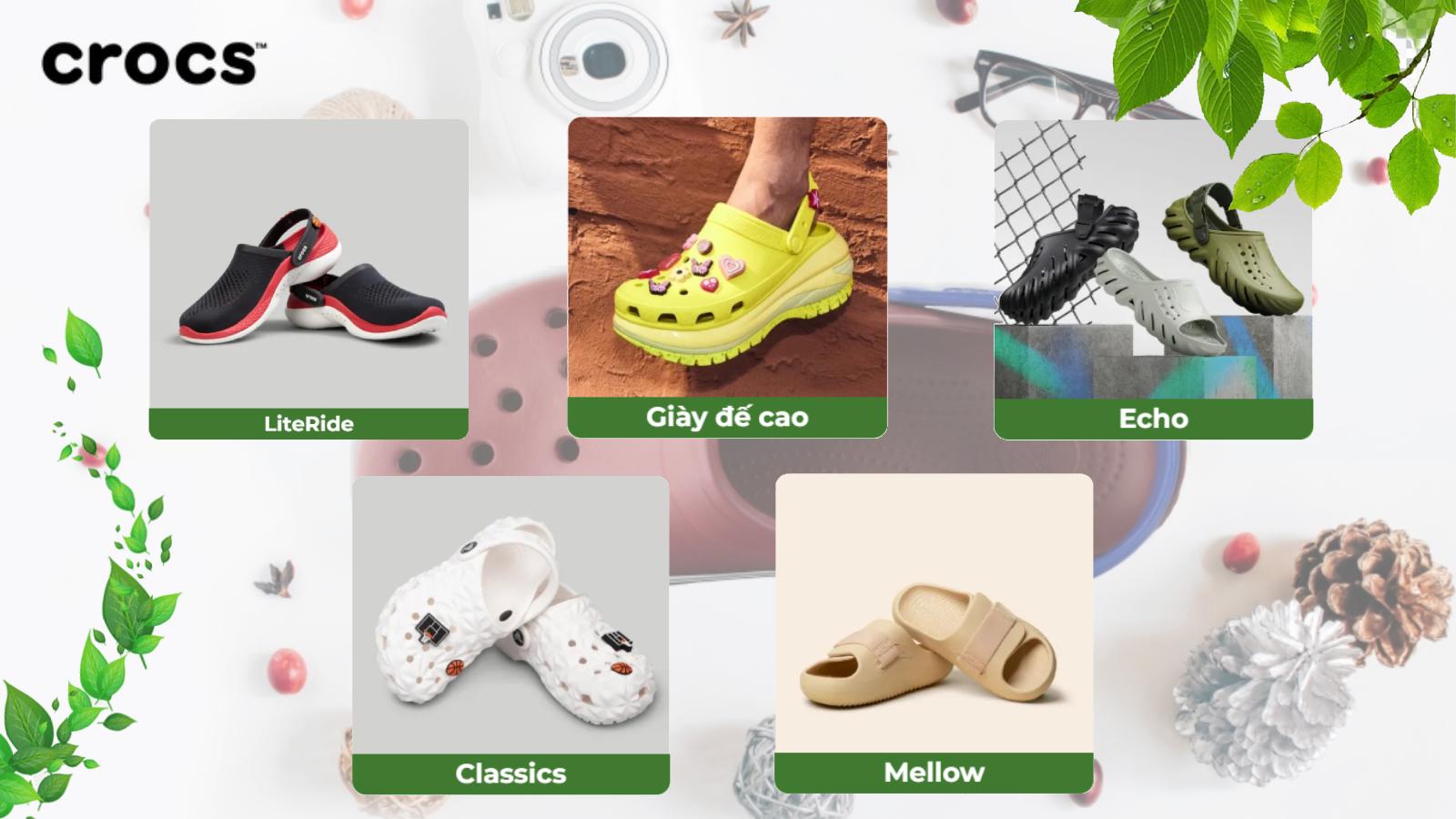 Top 5 loại giày dép Crocs bán chạy giá tốt tháng 10/2025