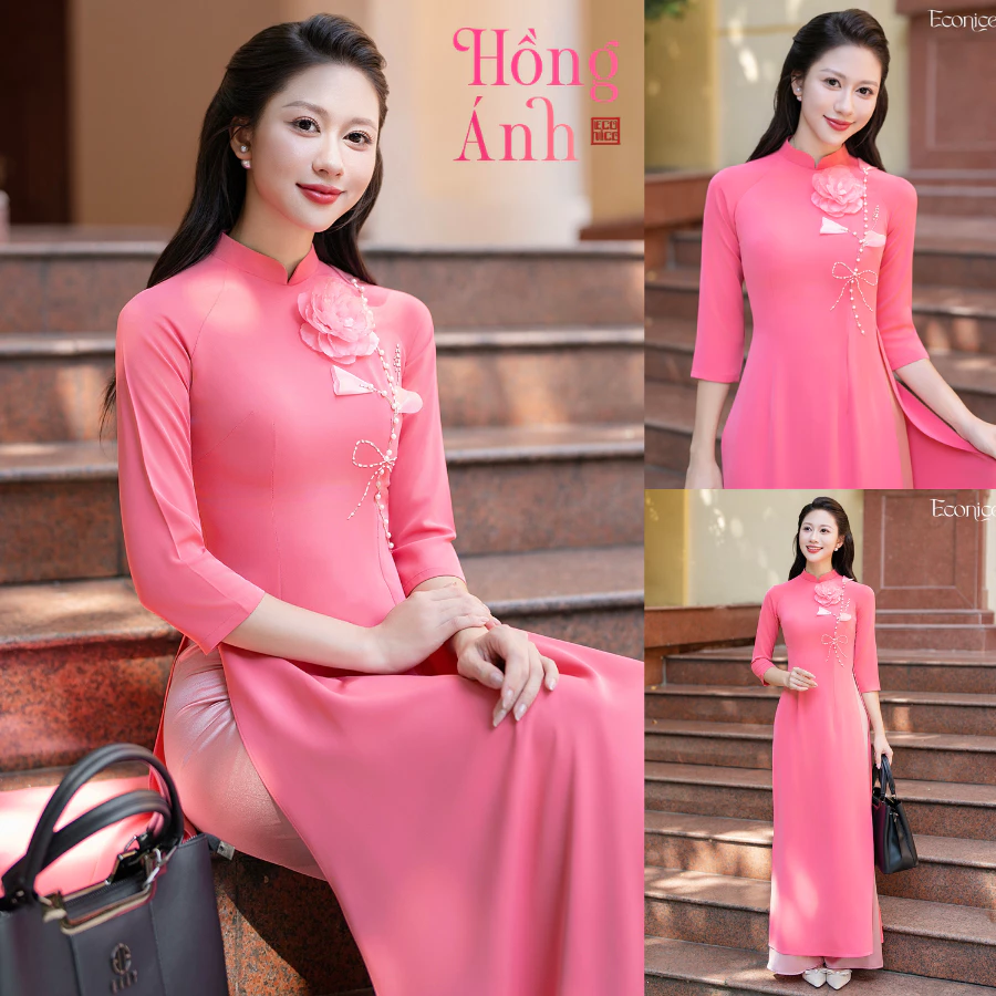 Áo Dài Đính Hoa & Họa Tiết